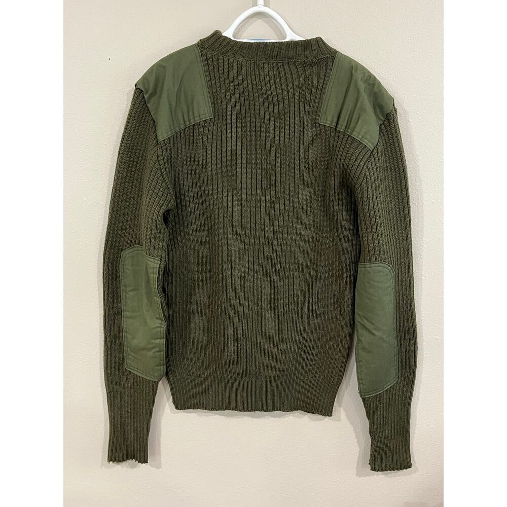 US Marine Corps Wool Sweater Military Issue Size 42 Olive Drab - Picture 4 of 10